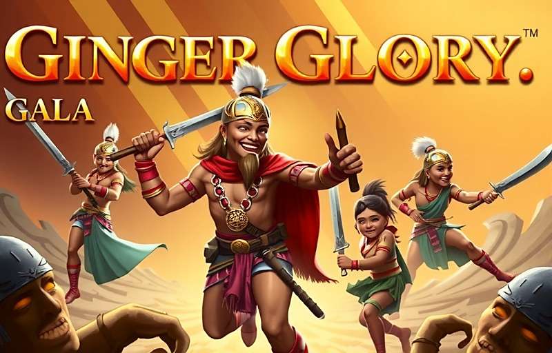 Ginger Glory Gala Official Cover Ginger Glory Gala game cover featuring various ginger warriors in combat poses with Indian background
